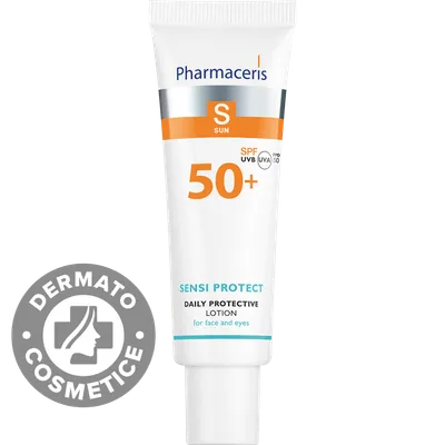 Lotiune de fata cu protectie solara SPF50+ Sensi Protect S, 50ml, Pharmaceris