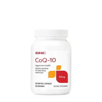 Coenzima CoQ-10 naturala 50mg, 120 capsule, GNC