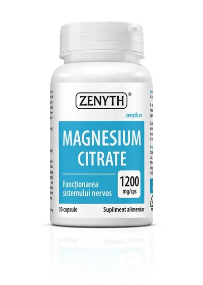 MAGNESIUM CITRATE 30 CAPSULE ZENYTH