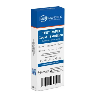 DDS TEST RAPID COVID-19 ANTIGEN (FLUIDE ORALE), UZ PROFESIONAL 1 KIT