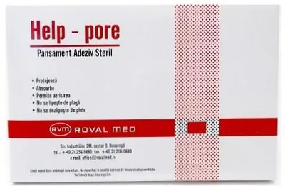 Pansamente adezive sterile, 10x15 Roval Med