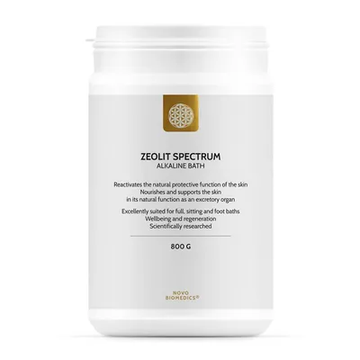 Zeolit Spectrum Sare de baie alcalina, 800g, Novo Biomedics