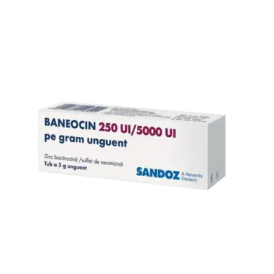 Baneocin Unguent 250UI/5000UI/g, 5 g, Sandoz