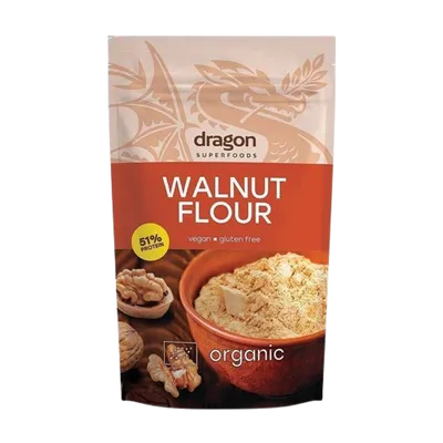 Faina de nuci fara gluten bio, 200g, Dragon Superfoods