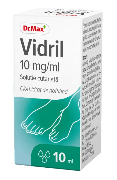Dr.Max Vidril Solutie cutanata 10 mg/ml, 10ml