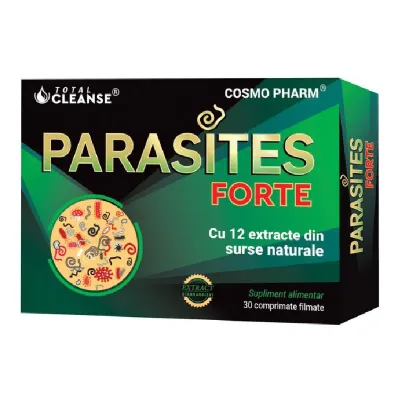 Parasites Forte Total Cleanse®, 30 comprimate, Cosmopharm