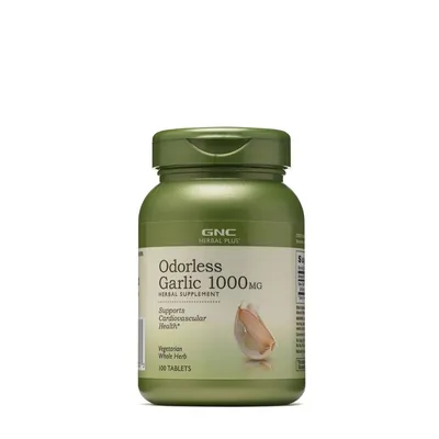 Usturoi Inodor 1000mg, 100 tablete, GNC