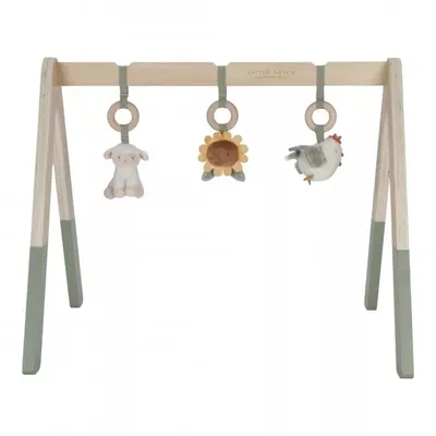 Centru de activitati pentru bebelusi Baby Gym Little Farm, 1 bucata, Little Dutch