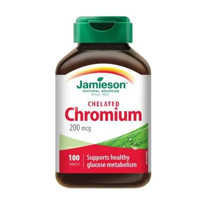 Crom chelat 200mg, 100 comprimate filmate, Jamieson