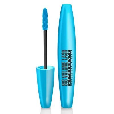 Mascara rezistent la apa Big Volume Lash Waterproof, 9ml, Eveline Cosmetics