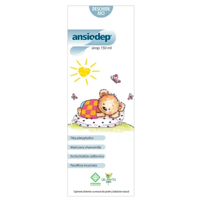 Ansiodep Sirop, 150 ml, Dr.Phyto