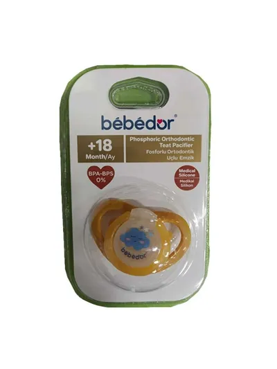 Suzeta din silicon ortodontica pentru +18 luni 183, 1 bucata, Bebe D'Or