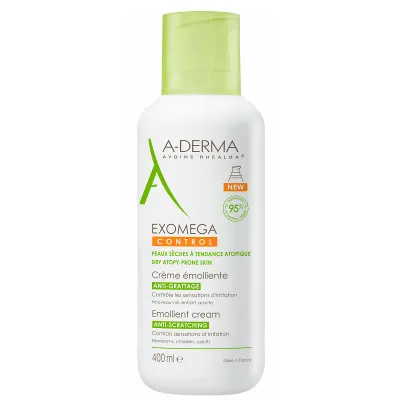 Crema emolienta Exomega Control, 400 ml, A-Derma