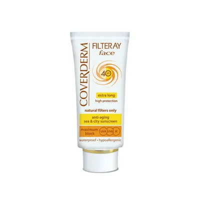 Crema de fata cu SPF40 Filteray Face Light Beige, 50ml, Coverderm