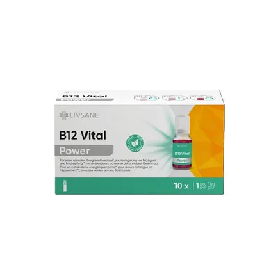 LIVSANE B12 VITAL POWER 10 FLACOANE X 10ML