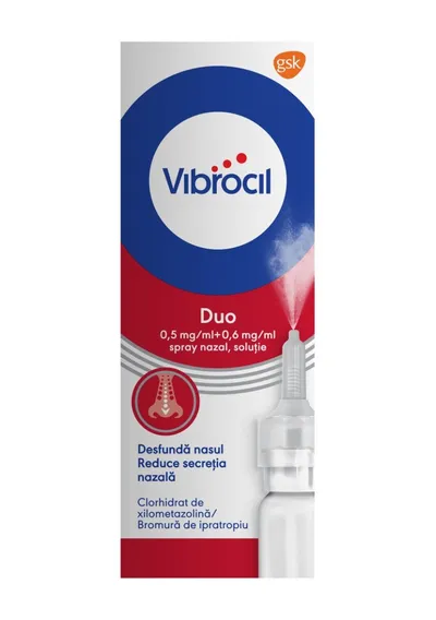 Vibrocil Duo spray nazal solutie, 10ml, Haleon