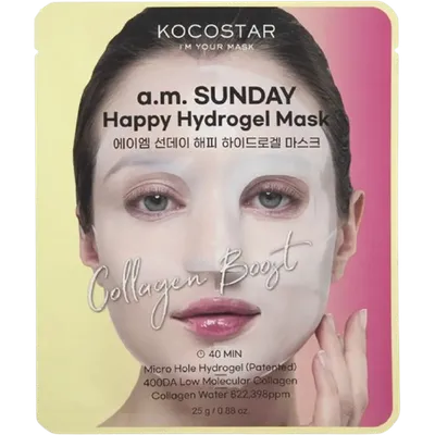 Masca hydrogel pentru fata A.M Sunday Mask, 25g, Kocostar