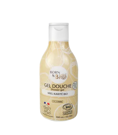 Gel de dus bio monoi tiare, 300ml, Born to Bio