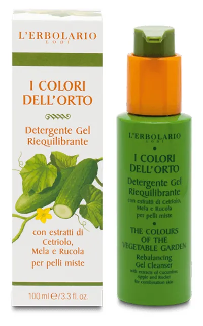 L'Erbolario Gel demachiant reechilibrant Culorile Gradinii, 100ml