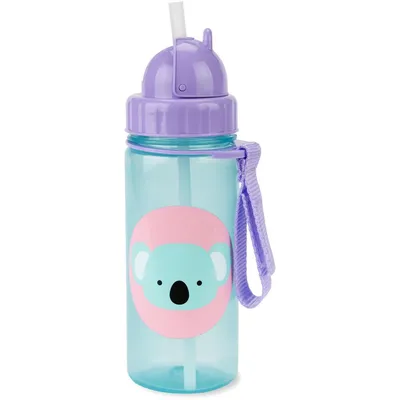 Sticla cu pai Zoo Koala, 384.5ml, Skip Hop