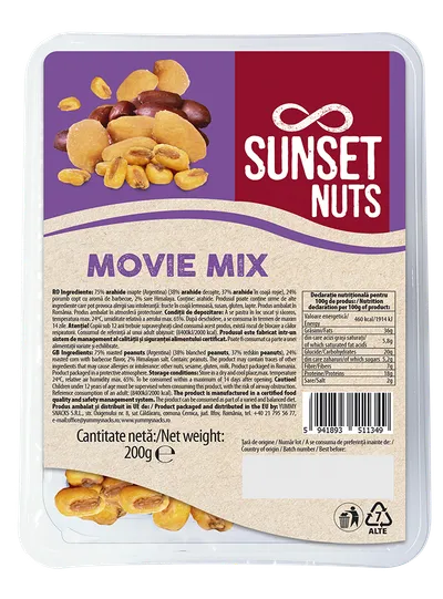 Movie Mix, 200g, Sunset Nuts