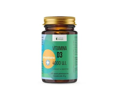 VITAMINA D3 4000 UI 100 CAPSULE MOI REMEDIA