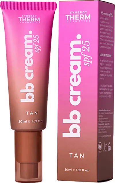 Crema de fata coloranta BB Cream Tan SPF25, 50ml, Synergy Therm