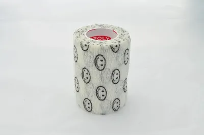 Bandaj autoadeziv 7,5cm x 4,5m, alb smiles, Copoly