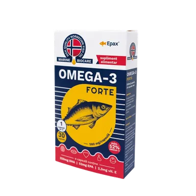 Omega 3 Forte Marine Biocare, 30 capsule, Phyto Biocare