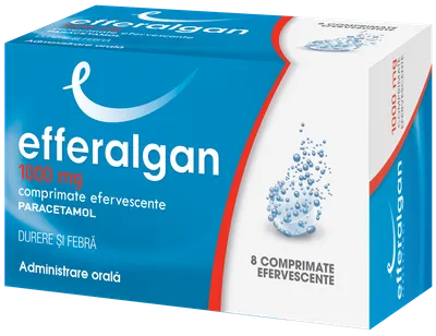 Efferalgan 1000mg, 8 comprimate efervescente, Upsa