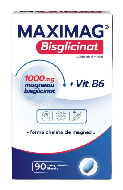 ZDROVIT MAXIMAG BISGLICINAT 90 COMPRIMATE