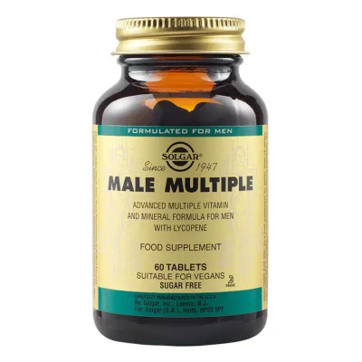 Multivitamine pentru barbati Male Multiple, 60 tablete, Solgar
