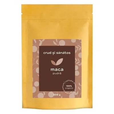 Pudra de maca bio, 125g, Crud si sanatos
