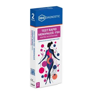 DDS TEST RAPID FSH- MENOPAUZA FORMAT BANDA ( URINA ) AUTOTESTARE 2 TESTE/KIT