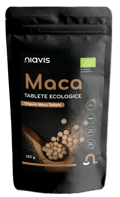 NIAVIS MACA TABLETE ECOLOGICE/BIO 125G
