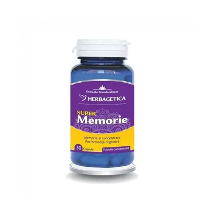 Super Memorie 30 capsule, Herbagetica
