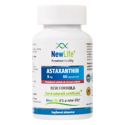 Astaxanthin 8mg, 60 capsule, NewLife