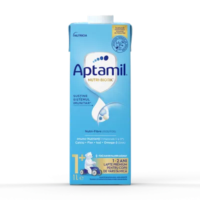 Lapte premium pentru copii de varsta mica 1-2 ani NUTRI-BIOTIK™️ 1+, 1l, Aptamil