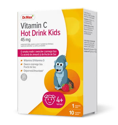 Dr. Max Vitamin C Hot Drink Kids, 10 plicuri