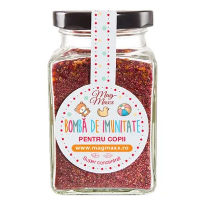 Cristale de fructe Bomba de Imunitate pentru copii MagMaxx, 90g, AMT Health