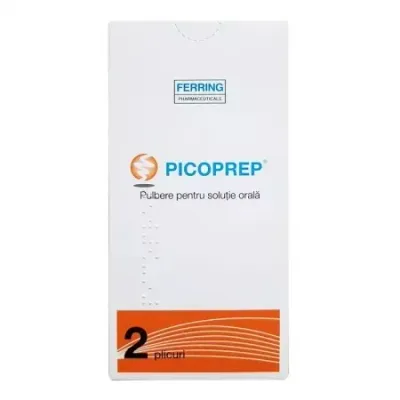 Picoprep pulbere pentru solutie orala, 2 plicuri, Ferring Laegemidler