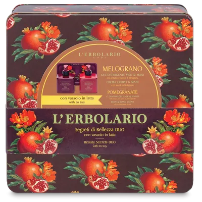 L'Erbolario Pachet Rodie Gel de curatare fata si maini 250ml + Crema maini si corp 250ml