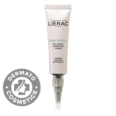 Gel anti-pungi contur ochi Dioptipoche, 15ml, Lierac Paris