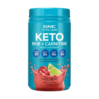 BHB si Carnitina cu aroma de limonada de cirese Total Lean, 375g, GNC