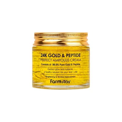 Crema ampoule cu peptide si aur 24K, 80ml, Farmstay