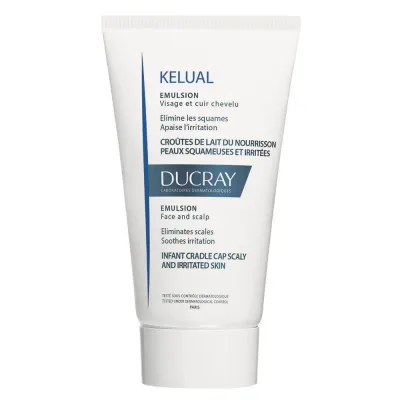 Emulsie kerato-reductoare pentru cruste de lapte sau piele cu scuame Kelual, 50 ml, Ducray