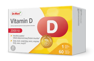Dr. Max Vitamina D 2000UI, 60 capsule moi